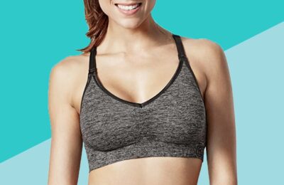 4 Gym Tops with Integrated Bra for Mothers